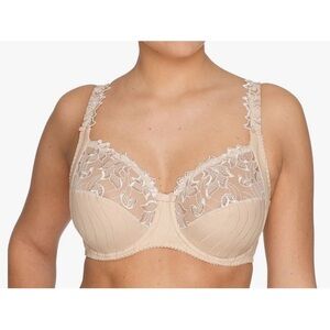 Prima Donna Floral Lace Bra in Beige